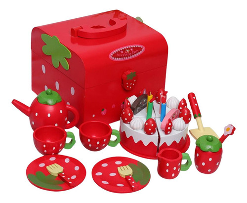 Yi Tarde Infantil De Madera Con Cesta De Corte