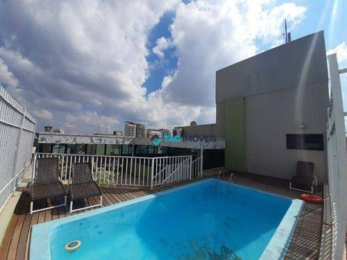 Imagem 2 de 6 de Flat Para Venda Com 62 Metros Quadrados No Centro Em Campinas - Sp. - Fl0013