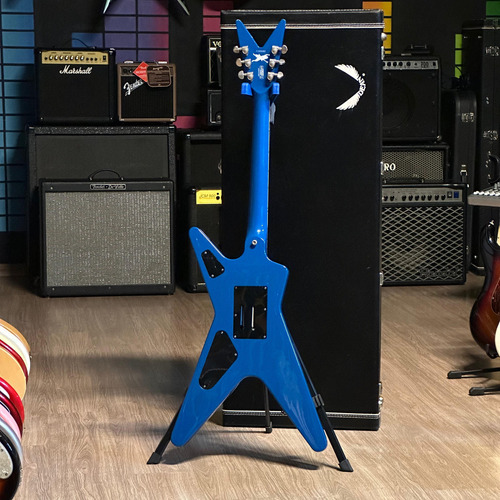 Guitarra Dean From Hell Cfh Lightning Bolt -maismusika Destro Azul Pau-ferro (Usado)