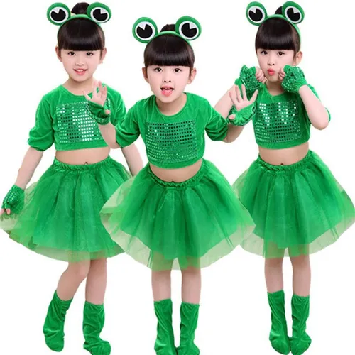 Disfraz de ranita para niña con tutu sale