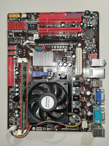 Motherboard Biostar N68s3+ Con Procesador Bordó (Usado)