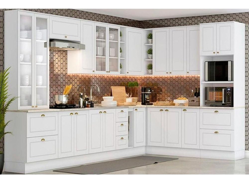 Cozinha Modulada Completa Americana 19 Peças (1 Torre Quente