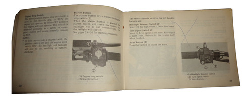Honda Cb 750 F 1981 Manual De Propietario (Usado)