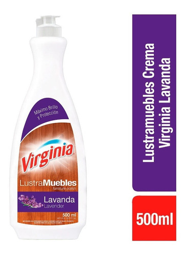 Virginia · Lustramueble En Crema 500 Ml Aroma Lavanda