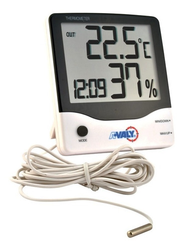 Termohigrómetro/termómetro Calibrado Doble Certificado Avaly