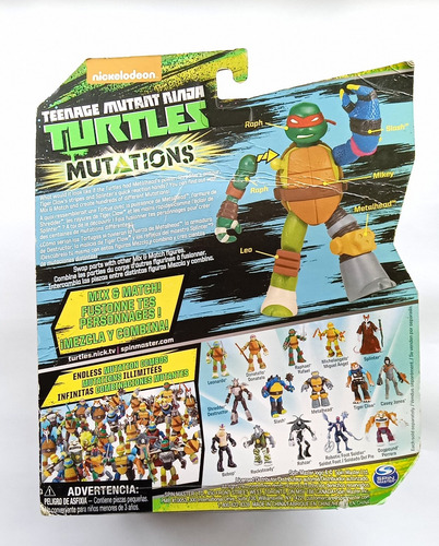 Tmnt Raphael Mutations Tortugas Ninja (Usado)