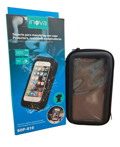 Soporte Funda Celular Impermeable Para Moto Bici