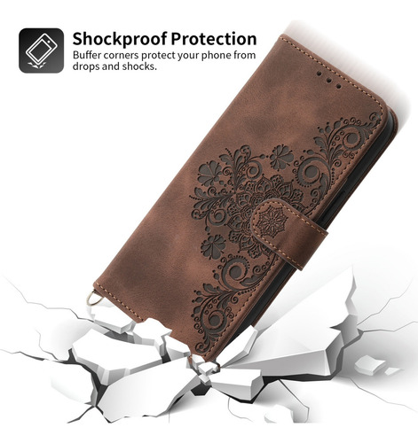 Funda Para Huawei X6pro5g/ry X9c/ry Magic7 Lite Tipo Cartera De Piel Sintética Con Estampado Abatible, Soporte A Prueba