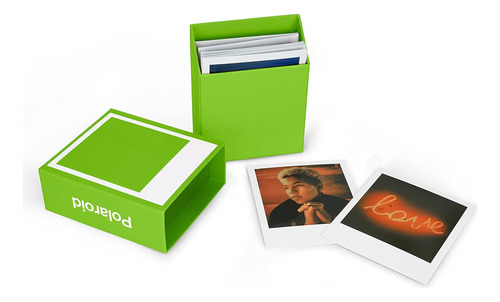 Caja De Almacenamiento Verde Para 6120 Fotos Polaroid