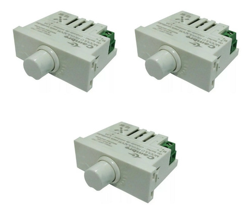 Imagen 1 de 6 de Pack X 3 Módulo Dimmer (apto Led) Cambre 8838 Por E631