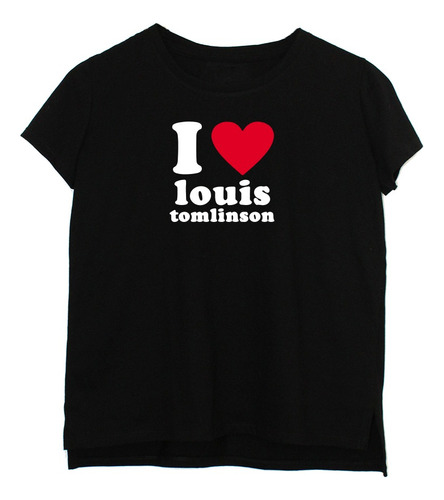 Remera Mujer Louis Tomlinson I Love- Algodón Premium