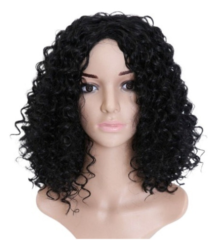 . Peruca De Cabelo Humano Com Ondas D'água De 25 Cm Cor