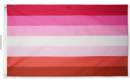 Bandera Lesbi Lgbt  90 X 60 Cm