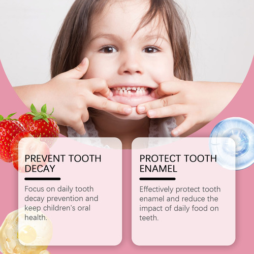 Pasta Dental Blanqueadora Anticaries Para Niños, Cremas Dent
