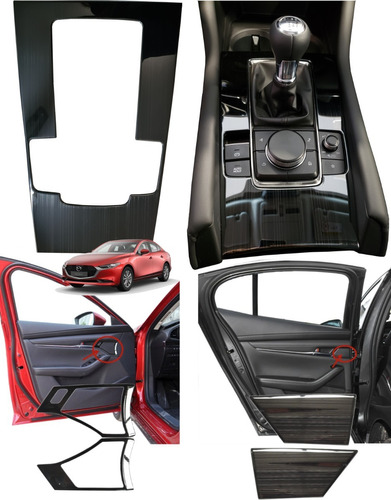 Kit Panel Central Bocinas Puertas Mazda 3 2019 - 2022 Tm