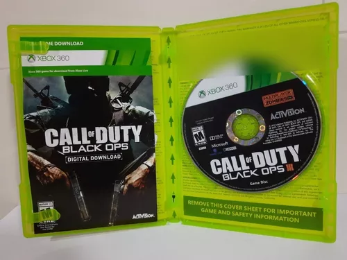 Jogo Xbox 360 Call of Duty Black Ops 3