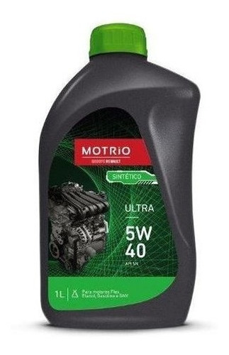 Óleo Motor Motrio 5w40 Sae Api Sl Semissintetico