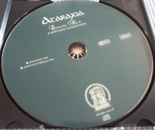 Cd Ataraxia - Concerto No. 6 A Baroque Plaisanterie Neofolk (Usado)