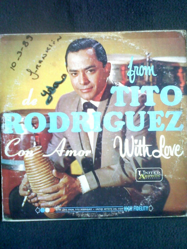 Lp. Tito Rodriguez.con Amor.1963.balada.p.rico.vinilo.acetat