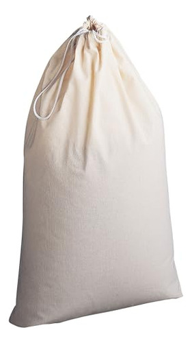 Bolsa Para Ropa Sucia De Algodón Natural Extra Grande, De Ho