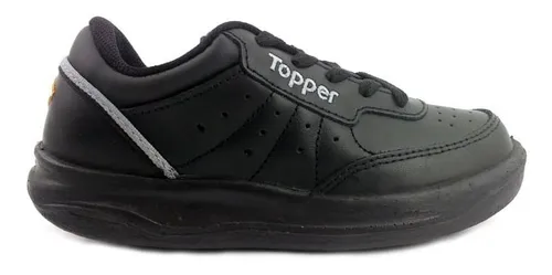 Zapatilla Topper Cuero Forcer Kids Niños Colegial