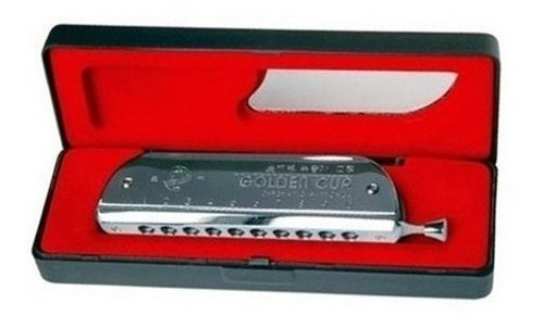 Armonica Cromatica Parquer 40 Voces Metalica Estuche Cuota