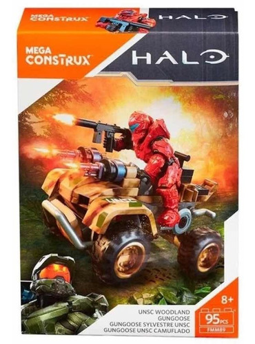 Halo Mega Construx Unsc Gungoose 95 Piezas Original!!