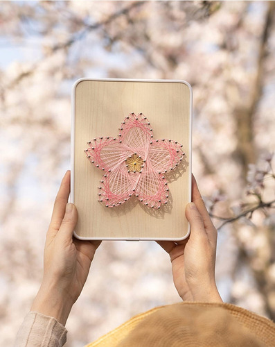 Bazima Diy String Art Kit Para Principiantes, Diy Sakura Cra