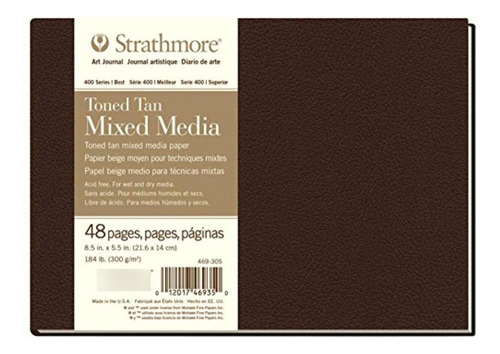 Strathmore ((469-305 400 Series Hardbound Toned Tan Mixed