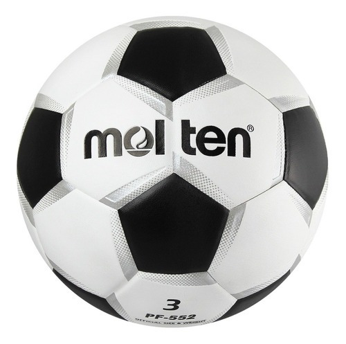 Balón Molten Futbol Pentágono Pf-552 Color Negro