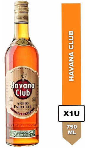 Ron Havana Club Añejo Especial Dorado 750ml