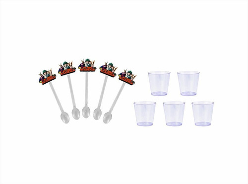 Kit Festa My Hero Academia 113 Peças (10 Pessoas) Marmit Vso