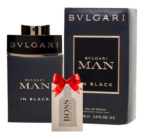Bvlgari Man In Black Edp 100ml Caballero Original + Regalo
