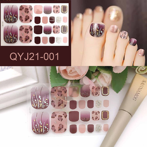 Pegatinas Para Uñas De Los Pies En Forma De X, Pegatinas Bro