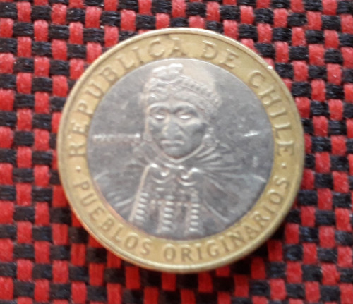 Chile 100 Pesos 2005 Moneda Pueblos Originarios Mapuche