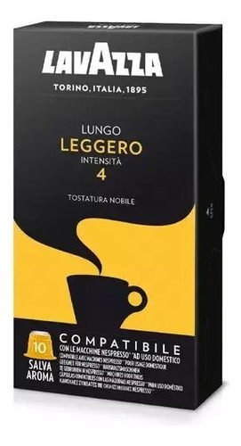 Lavazza Leggero - 1 caja con 10 capsulas