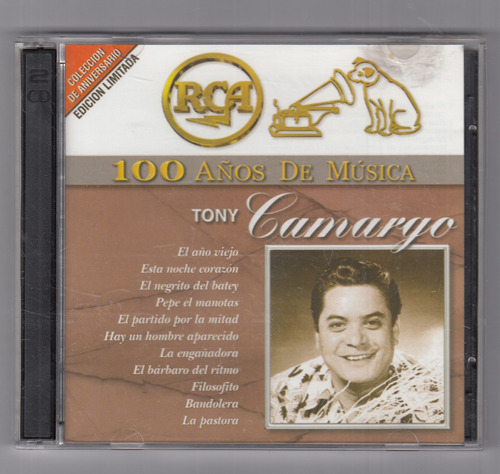 Tony Camargo 100 Años De Musica 2 Cd´s Original Usado Qqh.mz