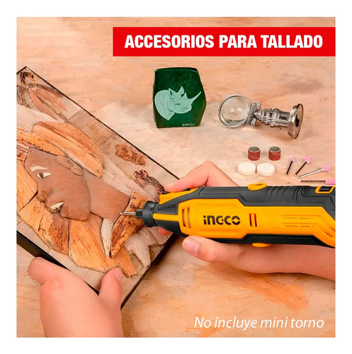 Set Accesorios 420pcs Mini Grinder Ingco Multiherramienta