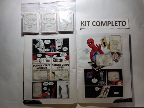 Album De Figurinhas Homem Aranha-60 Anos Completo Para Colar (Usado)