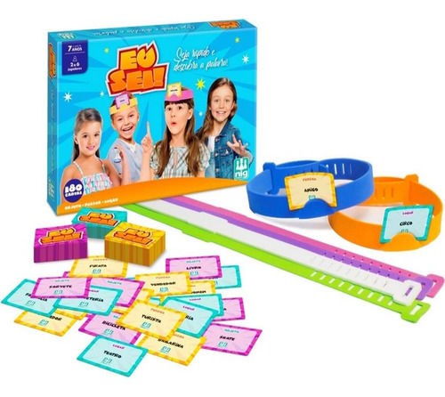 Eu Sei! Jogo De Adivinhação Com Mímica - Nig Brinquedos