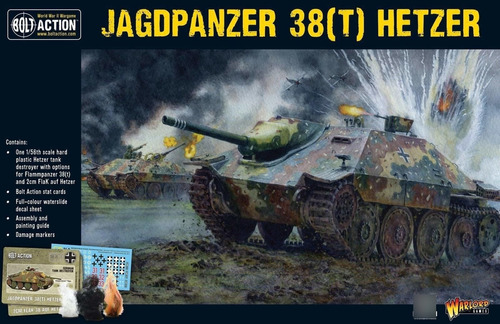Juegos De Acción Bolt Action Jagdpanzer 38(t) Hetz Fr80mn