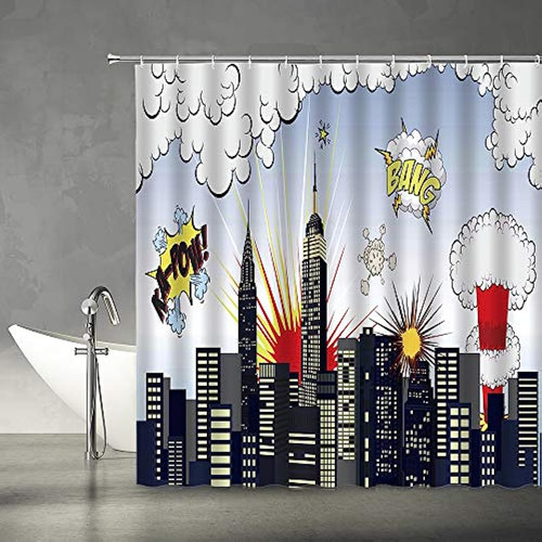 Cortinas De Baño Cortina De Ducha Con Dibujos Animados