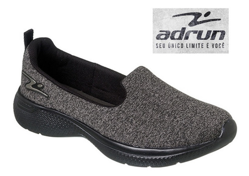 Imagem 6 de 6 de Tênis Adrun Fit Day Slip On 9002 Super Leve Caminhada Mulher