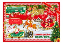 Comprar Tren Electrico Navideño Santa Claus De Juguete Luz 23 Piezas