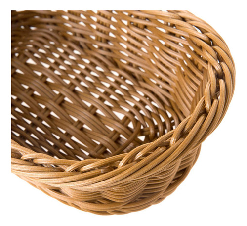 4 Cestas Ovaladas Para Pan Tejidas De Mimbre, Cesta De Almac