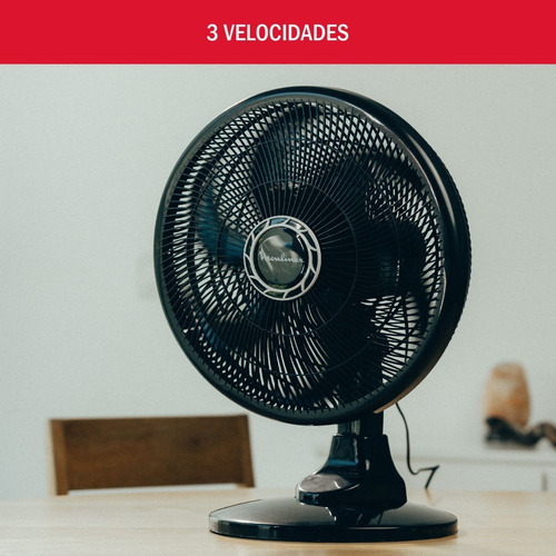Ventilador De Mesa 16 Moulinex 75 W 3 Velocidades Cantidad de aspas 6 Diámetro 16 cm