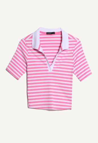 Camiseta Mujer Seven M/c Rosado Poliéster 28095758-2622