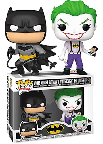 Figuras Pop! Batman & Joker White Knight - Edición Exclusiva