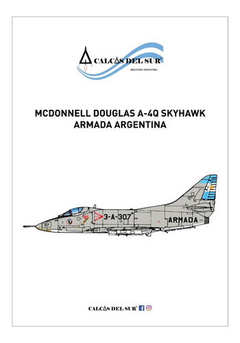 Calcas  Douglas A-4 Q Armada Argentina 1/48 Calcas Del Sur