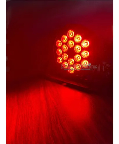 20 Canhao Refletor 18 Leds Rgbw 12w Quadriled + Mesa Dmx
